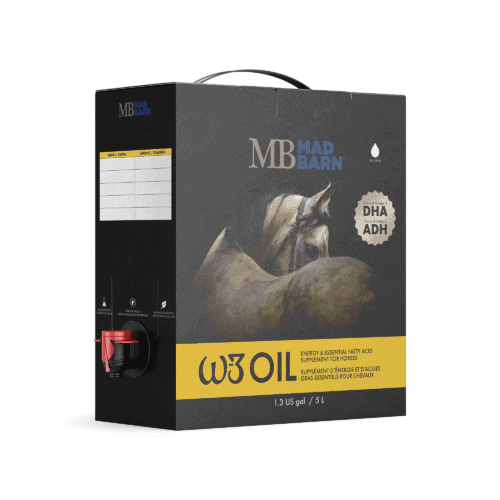w-3 Oil for Horses - Omega-3 DHA Supplement - Mad Barn Equine | Mad Barn USA w-3 Oil for Horses - Omega-3 DHA Supplement - Mad Barn Equine