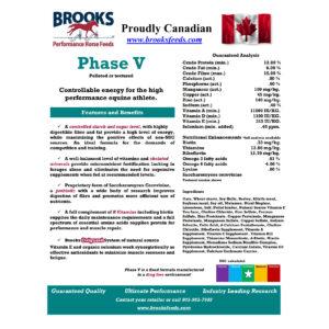 Phase V (Brooks Feeds)