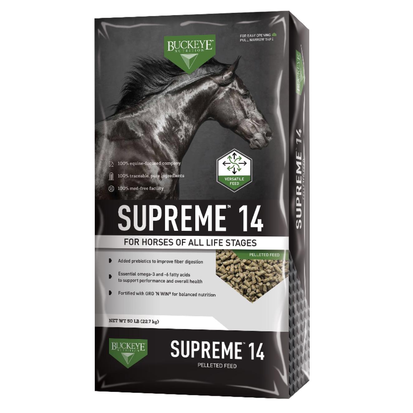 SUPREME™ 14 Pelleted Feed (BUCKEYE Nutrition)