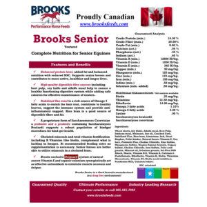 Senior (Brooks Feeds)