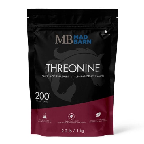 Threonine - Pure Amino Acid - Horse Supplement - Mad Barn Equine Nutrition