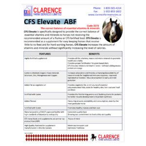 CFS Elevate ABF (Clarence Farm Services Limited)