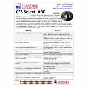 CFS Select ABF 30% (Clarence Farm Services Limited)