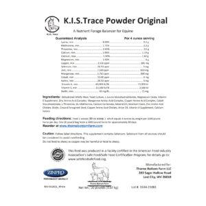 K.I.S. Trace Powder Original (Thorne Bottom Farm)