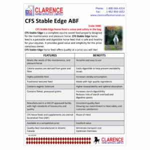 CFS Stable Edge ABF (Clarence Farm Services)