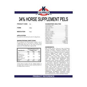 34% Horse Supplement (Kalmbach Feeds)