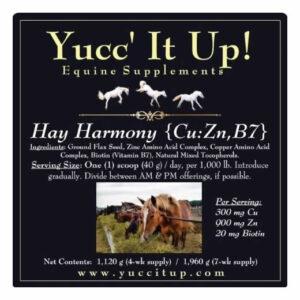 Hay Harmony™ {Cu:Zn,B7} (Yucc’ it up!)