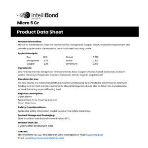 Micro 5 Cr (Micronutrients by Nutreco)
