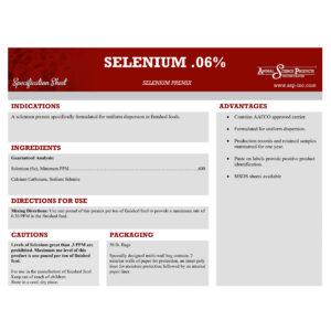 Selenium .06% (Animal Science Products)