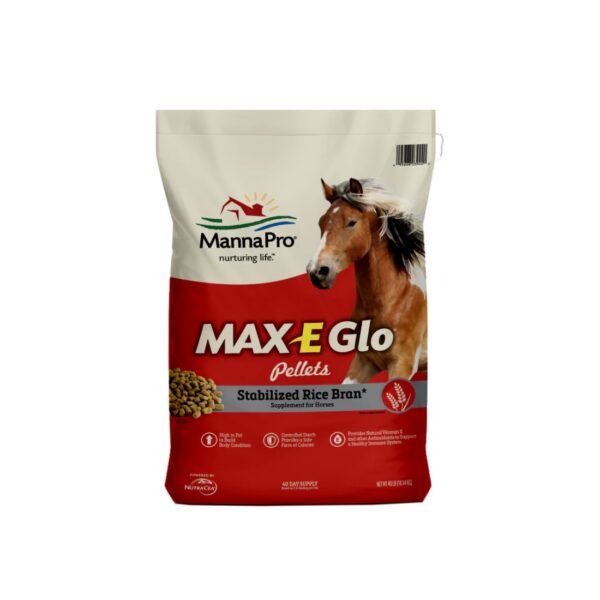 Max-E Glo Stabilized Rice Bran (Manna Pro)