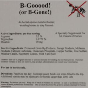 B-Gooood!! (Doctor’s Choice Supplements)