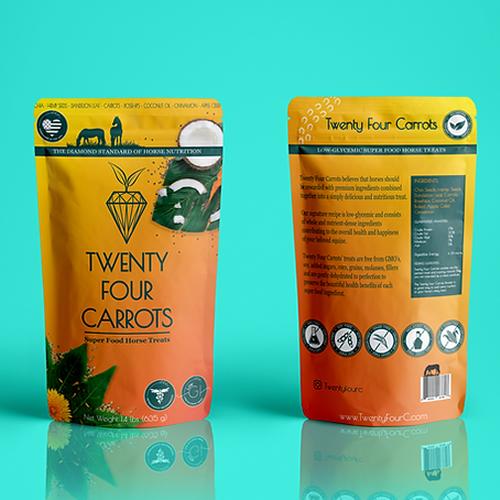 Spirulina Super Food Horse Treats (Twenty Four Carrots)