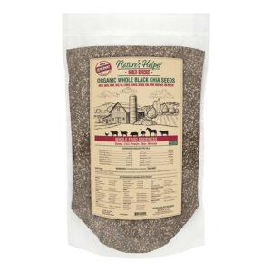 Organic Whole Black Chia Seed (Nature’s Helper)