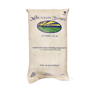Alfalfa Bermuda Grass Pellets (Mountain Sunrise Feed Co)