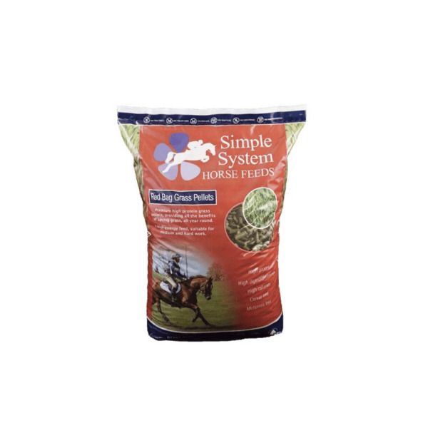 Red Bag Grass Pellets (Simple System Horse Feeds)