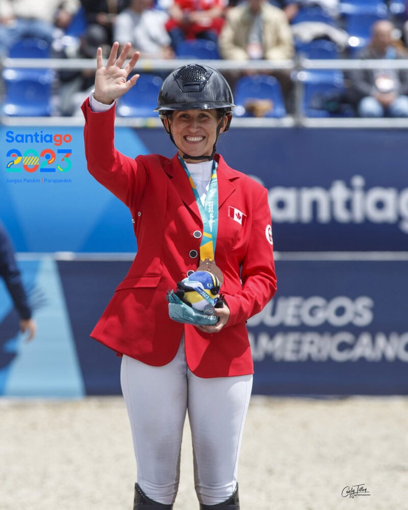 Lindsay Traisnel 2023 Pan Am Games Team Canada Eventing Gold Medal
