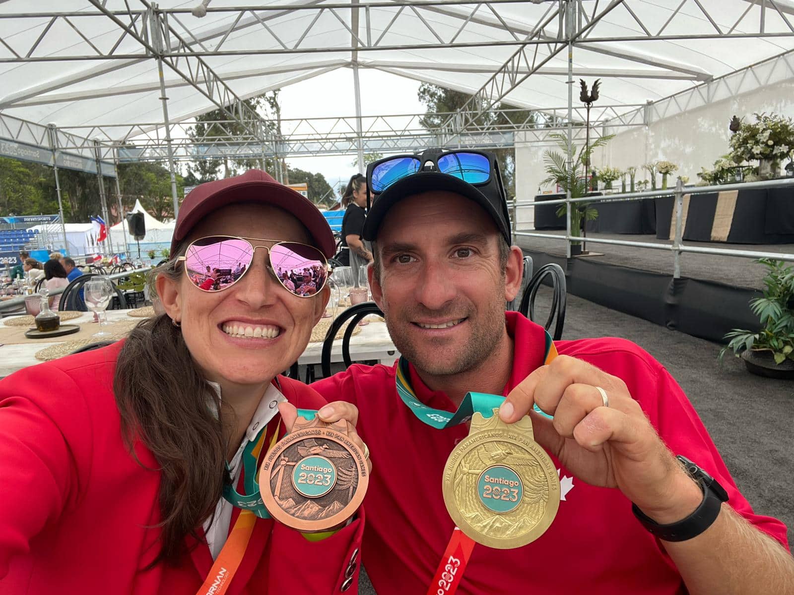lindsay-traisnel-and-xavier-pan-ams-medals-october-2023
