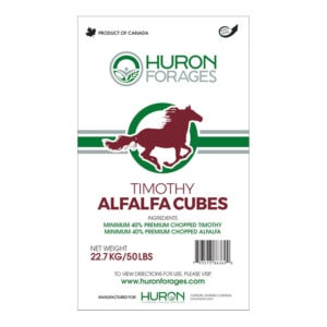 Timothy Alfalfa Cubes (Huron Forages)