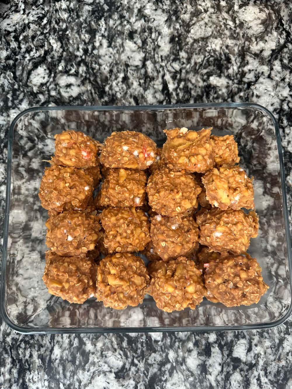 Freshly baked peppermint horse cookies cooling on a tray