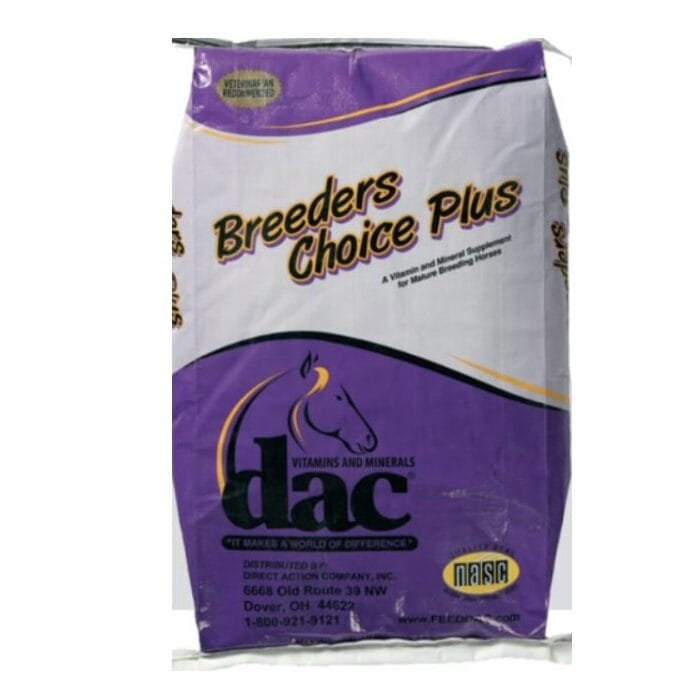Breeders Choice Plus (DAC) - Equine Nutrition Analysis | Feed Bank