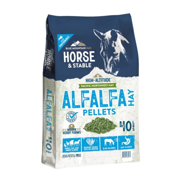 Alfalfa Hay Pellets (Blue Mountain Hay)