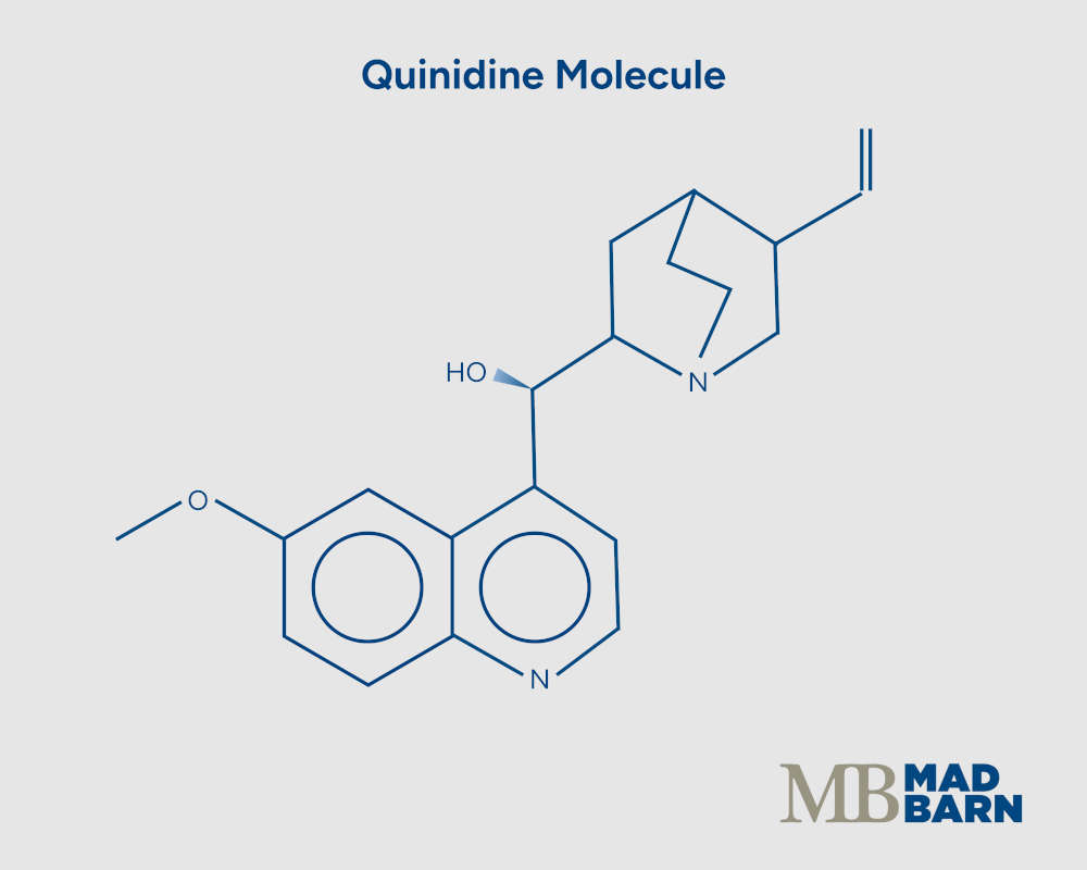 image of quinidine molecule