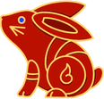 Rabbit zodiac animal illustration
