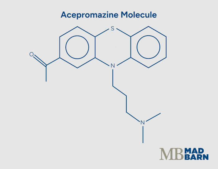 illustration of acepromazine molecule