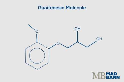 illustration of guaifenesin molecule